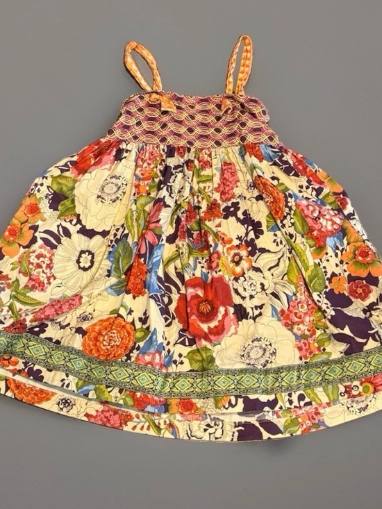 Matilda Jane Other - Matilda Jane Platinum Girls Sz 12 HTF Floral Knot Dress EUC